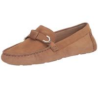 Cole Haan Women's Evelyn Bow Driver Driving Style Loafer, Birch Beige Nubuck (Akuya), 5.5 UK