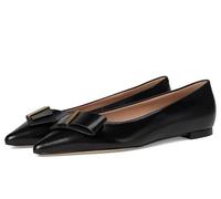 Cole Haan Women's Felicia Bow Ballet Flats, Black Leather, 5.5 UK