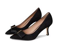 Cole Haan Women's Felicia Bow Pumps, Black Suede, 4.5 UK