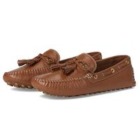 Cole Haan Women's Gissella Drivers Driving Style Loafer, British Tan Leather, 7.5 UK