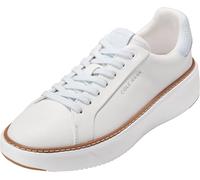 Cole Haan Women's Grandpro Topspin Court Sneaker, White Leather/Ballad Blue Glossy Snake Print Leather, 5 UK