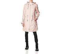 Cole Haan Women's Hooded anorack rain Coat Jacket, Canyon Rose, Medium