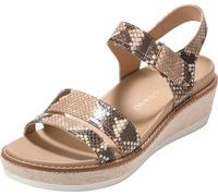 Cole Haan Women's Originalgrand Peyton Flatform, Dune Snake Print Leather, 4 UK