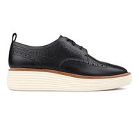 Cole Haan Womens Originalgrand Platform Wingtip Oxford Lace-Up Shoes Black