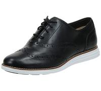 Cole Haan Women's Originalgrand Wingtip Oxford, Black/Optic White, 5 UK