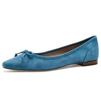Cole Haan Women's Paget Ballet Flat, Provincial Blue Suede, 3 UK