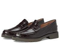 Cole Haan Women's Treena Lug Loafer, Dark Chocolate/Croc Print, 4-B UK
