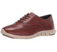 Cole Haan Women's ZERØGRAND Wing Oxford Closed Hole II, Woodbury Leather/Ivory,2.5UK