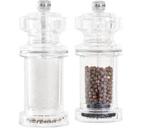 Cole & Mason 605 Salt and Pepper Mill Set, Precision+/Ceramic Mechanisms, Adjus