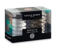 New Cole And Mason Salt And Pepper Shaker Set Acrylic With Silver Top