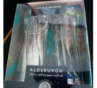 Cole & Mason: Aldeburgh Classic Salt & Pepper Mill Set. Clear. Adjust the grind.