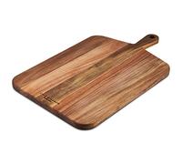 Cole & Mason Barkway Large Chopping Board with Handle, Double Sided Wooden Board/Cutting Board/Serving Board, Acacia Wood, (L) 520 mm x (W) 320 mm x (D) 20 mm, Not Suitable for The Dishwasher