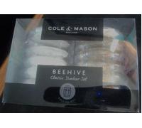 Cole & Mason Beehive Acrylic Salt and Pepper Shaker Set, Ceramic, 10 x 5 x 7 cm