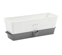 Cole & Mason Self-Watering Herb Keeper, Plastic, White/Grey, 13.8 x 37.1 x 14 cm
