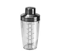 Cole & Mason Cambourne Salad Dressing Shaker 300ml Bottle with Measurements | Integrated Disc for Blending and Mixing Oil/Vinegar for Salad Dressings Stainless Steel Lid for Easy Pouring Acrylic Bottle