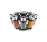 Herb & Spice Rack Carousel 8 Jar Cole & Mason Rotating Refillable