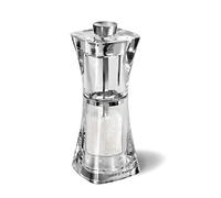 Cole & Mason Crystal Clear Salt Mill, Adjustable Grind Precision+, Acrylic, 125mm, Includes 1 x Salt Grinder, Lifetime Mechanism Guarantee