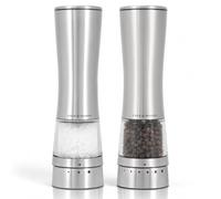Cole & Mason Derwent Electric Salt and Pepper Grinder Set, USB Rechargeable | Adjustable Coarseness Settings 6 for Pepper 3 for Salt, USB-C Rechargeable, Easy Refill, Lifetime Mechanism Guarantee
