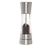 Cole & Mason Derwent Pepper Grinder - Stainless Steel Mill Includes Gourmet Precision Mechanism and Premium Peppercorns - Pepper Mill Stainless Steel