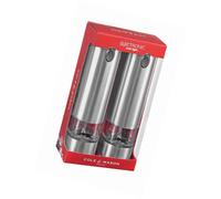 Cole & Mason H3004480 Battersea Salt and Pepper Mills, Electronic, Stainless