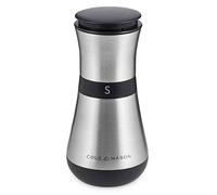 Cole & Mason H321915 Henley Salt Mill, Adjustable Ceramic Grind, Inverta, Stainless Steel, 135 mm, Single, Includes 1 x Salt Grinder
