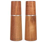 Cole & Mason H322225 Marlow Acacia Salt and Pepper Grinder Set, Precision+ Wooden, Acacia Wood, 185 mm, Gift Set, Includes 2 x Salt and Pepper Mills