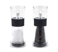 Cole & Mason H581580 Flip 180 Black Salt and Pepper Mills, Classic Inverta, Acrylic, 154 mm, Gift Set, Includes 2 x Salt and Pepper Grinders