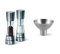Cole & Mason H59408G Derwent Salt and Pepper Mills/Cole & Mason H611928CS Dover Stainless Steel Funnel | Bundle