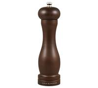 Cole & Mason HB0844P Forest Capstan Pepper Mill, Precision+ Wooden, Stained Beech Wood, 200 mm, Single, Includes 1 x Pepper Grinder