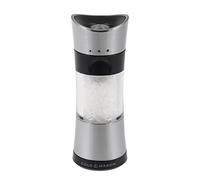 Cole & Mason Horsham Chrome Salt Mill, Adjustable Ceramic Precision+ Inverta Grind Mechanism, Chrome/Acrylic, 154 mm, Includes 1 x Salt Grinder