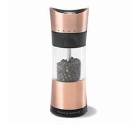 Cole & Mason Horsham Copper Pepper Mill, 5 Coarseness Settings, Mess Free Inverta, Copper/Acrylic, 154 mm, Single, Includes 1 x Pepper Grinder