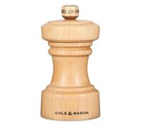 Cole & Mason Hoxton Natural Wood Salt Mill 104mm - Brown