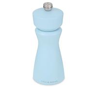 Cole & Mason Kenton Salt and Pepper Mill, Blue Salt, Adjustable Grind, Durable Ceramic Mechanism, Includes 1x Grinder, 15cm