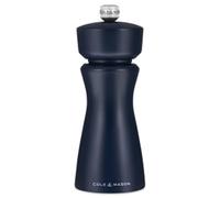 Cole & Mason Kenton Salt and Pepper Mill, Persian Blue, Adjustable Grind, Durable Ceramic Mechanism, Includes 1x Grinder, 15cm