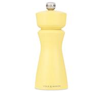 Cole & Mason Kenton Salt and Pepper Mill Turmeric Adjustable Grind 15cm | Durable Ceramic Mechanism, Includes 1x Grinder, Ideal for Seasoning, Cooking, and Dining. Mix and Match Colours