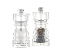 Cole & Mason London Acrylic Salt & Pepper Mill Set 130mm - Clear Cole & Mason Clear