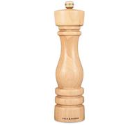 Cole & Mason London Beech Wood Salt Mill 220mm - Natural in Brown Cole & Mason Brown