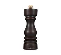 Cole & Mason Salt Mill London Chocolate Beech Wood, Ceramic Mechanism, Adjustable Grind, 180mm