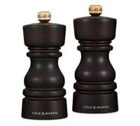 Cole & Mason Cole & Mason London Chocolate Wood Salt & Pepper Mill Set 130Mm, Black