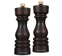 Cole & Mason London Chocolate Wood Salt & Pepper Mill Set 180mm - Dark Brown