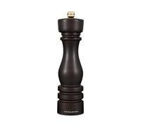 Cole & Mason London Pepper Grinder Chocolate Wood 22cm Adjustable Grind | Manual Pepper Mill With Durable Precision+ Mechanism Easy to Refill Kitchen Seasoning Lifetime Mechanism Guarantee