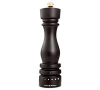 Cole & Mason London Pepper Mill, Grind Select Adjustable Coarseness, Chocolate Wood, 220mm, Refillable Manual Grinder