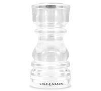 Cole & Mason London Salt and Pepper Shaker 13cm Premium Seasoning Shaker | Made From Durable Acrylic Ideal For Ground Pepper or Ground Salt, Ideal For Cooking, Dining and Serveware Includes 1x Shaker