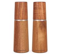 Cole & Mason Marlow Acacia Salt and Pepper Grinder Set with Precision+ Adjustable Grind, Acacia Wood, 185mm, Gift Set, Includes 1x Salt Mill and 1x Pepper Mill