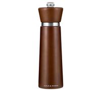 Cole & Mason Millbank Pepper Mill, Chestnut, Adjustable Grind, Durable Ceramic Mechanism, Includes 1x Pepper Grinder, 18cm