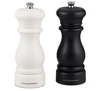 Cole & Mason Southwold Black & White Salt and Pepper Grinder Set 16.5cm