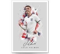 Cole Palmer Chelsea Signed Photo Poster A4/A3 Print Picture Display Framed Autograph Memorabilia for Football Fans Gift England (Palmer England, Grey A3 print unframed)