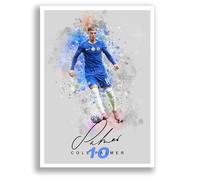 Cole Palmer Chelsea Signed Photo Poster Print Picture Display Framed Autograph Memorabilia for Football Fans Gift England (A4 poster Only Grey)