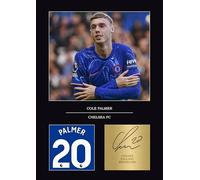 Cole Palmer Poster Chelsea FC - A4 Football Print | Chelsea FC Gifts for Boys & Men | Chelsea Poster Wall Art | Cole Palmer Gifts | Chelsea Football Decor & Merchandise
