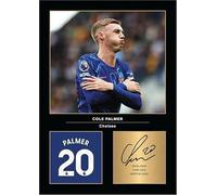 Cole Palmer Signed Poster Print - Chelsea FC Tribute Wall Art with Signature Panel & Jersey Number - England Midfielder Memorabilia for Fans and Collectors, A1 HUGE Poster Print (840x594mm)